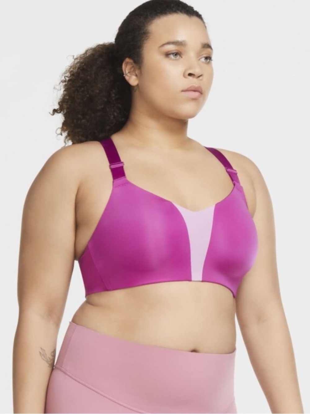 NIKE RIVAL TRAINING HIGH SUPPORT RACERBACK SPORTS BRA BQ4128-564,sz.44E!NWT